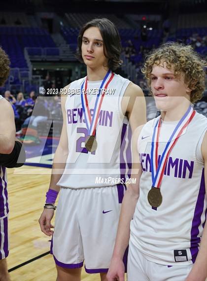 Thumbnail 1 in Graford @ Benjamin (UIL 1A Basketball State Semifinal Medal Ceremony) photogallery.