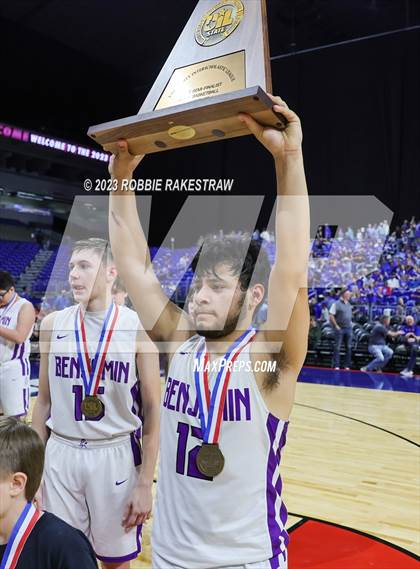Thumbnail 2 in Graford @ Benjamin (UIL 1A Basketball State Semifinal Medal Ceremony) photogallery.
