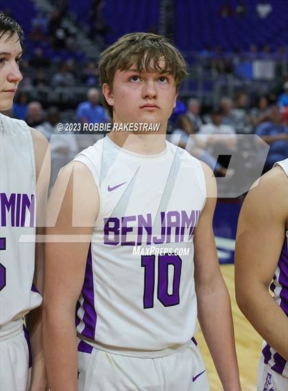 Thumbnail 2 in Graford @ Benjamin (UIL 1A Basketball State Semifinal Medal Ceremony) photogallery.