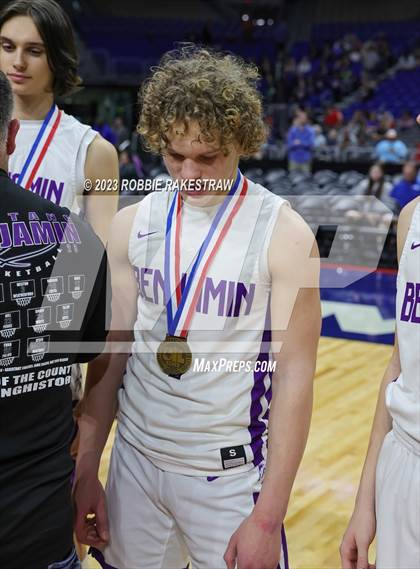 Thumbnail 2 in Graford @ Benjamin (UIL 1A Basketball State Semifinal Medal Ceremony) photogallery.