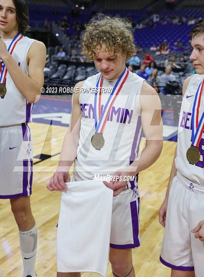 Thumbnail 3 in Graford @ Benjamin (UIL 1A Basketball State Semifinal Medal Ceremony) photogallery.