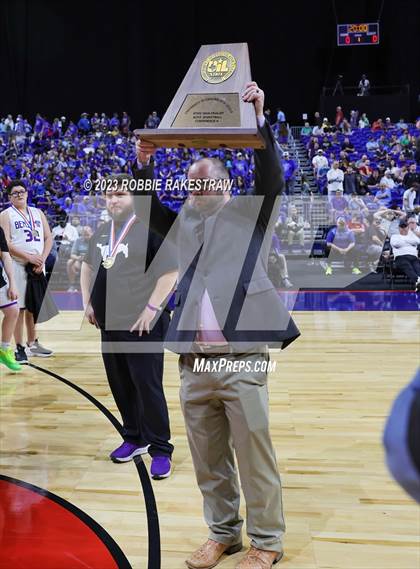 Thumbnail 3 in Graford @ Benjamin (UIL 1A Basketball State Semifinal Medal Ceremony) photogallery.