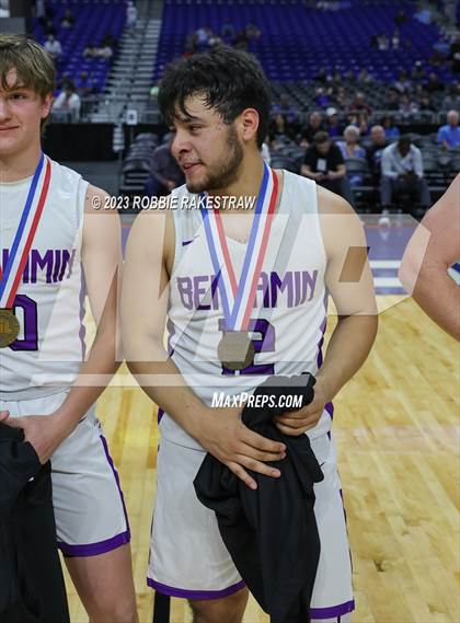 Thumbnail 2 in Graford @ Benjamin (UIL 1A Basketball State Semifinal Medal Ceremony) photogallery.