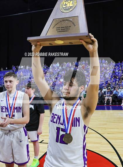 Thumbnail 3 in Graford @ Benjamin (UIL 1A Basketball State Semifinal Medal Ceremony) photogallery.