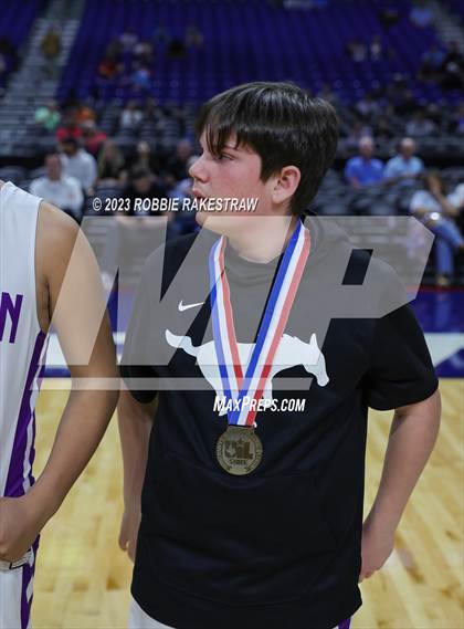 Thumbnail 2 in Graford @ Benjamin (UIL 1A Basketball State Semifinal Medal Ceremony) photogallery.