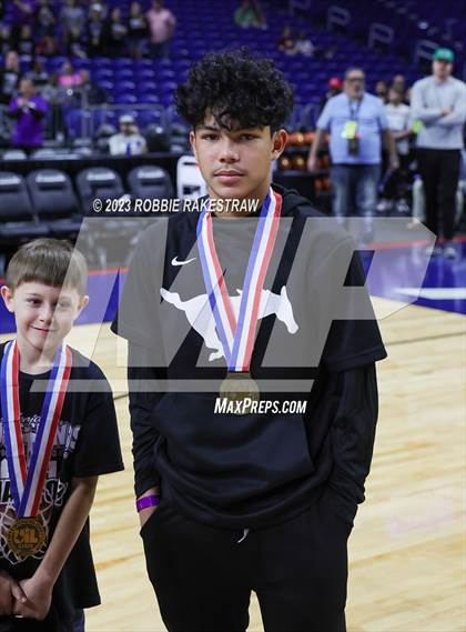 Thumbnail 3 in Graford @ Benjamin (UIL 1A Basketball State Semifinal Medal Ceremony) photogallery.