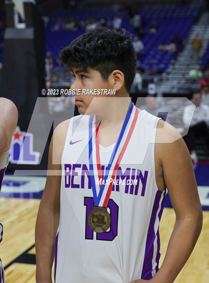 Thumbnail 1 in Graford @ Benjamin (UIL 1A Basketball State Semifinal Medal Ceremony) photogallery.