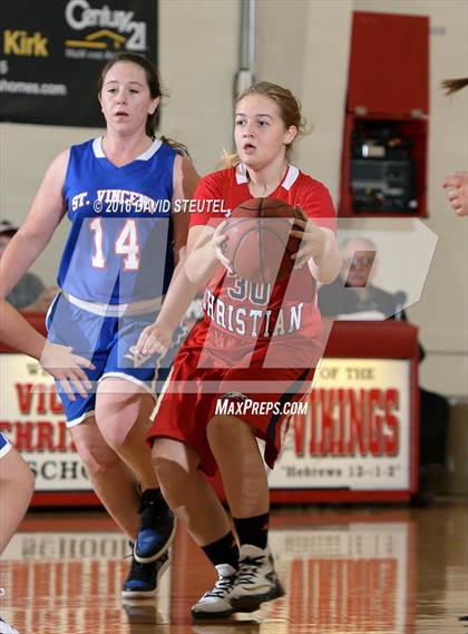 Thumbnail 1 in Turlock Christian vs. St. Vincent de Paul (Viking Classic) photogallery.