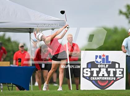 Thumbnail 1 in UIL 6A Golf State Finals (Round 1) photogallery.