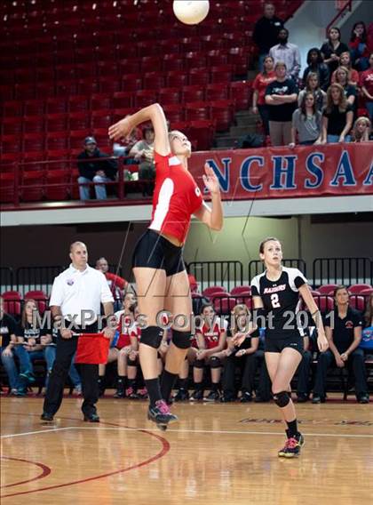 Thumbnail 3 in Cardinal Gibbons vs. North Iredell (NCHSAA 3A Final) photogallery.