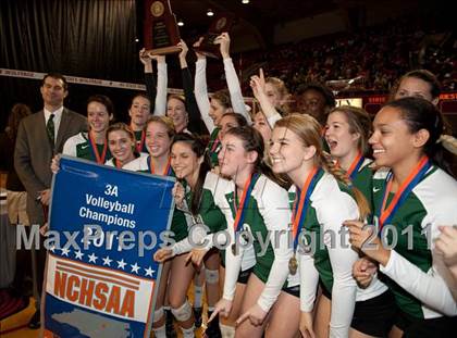 Thumbnail 3 in Cardinal Gibbons vs. North Iredell (NCHSAA 3A Final) photogallery.