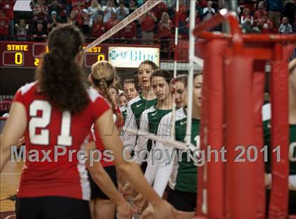Thumbnail 1 in Cardinal Gibbons vs. North Iredell (NCHSAA 3A Final) photogallery.