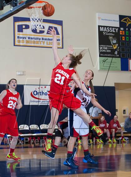 Thumbnail 3 in Parish Episcopal vs Prince of Peace (Lady Lion Invitational Tournament) photogallery.