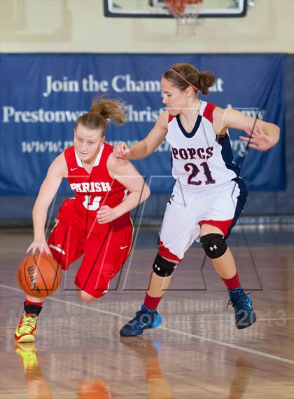 Thumbnail 1 in Parish Episcopal vs Prince of Peace (Lady Lion Invitational Tournament) photogallery.