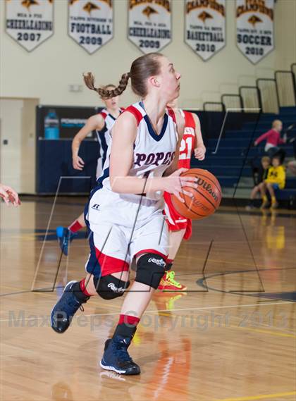 Thumbnail 3 in Parish Episcopal vs Prince of Peace (Lady Lion Invitational Tournament) photogallery.