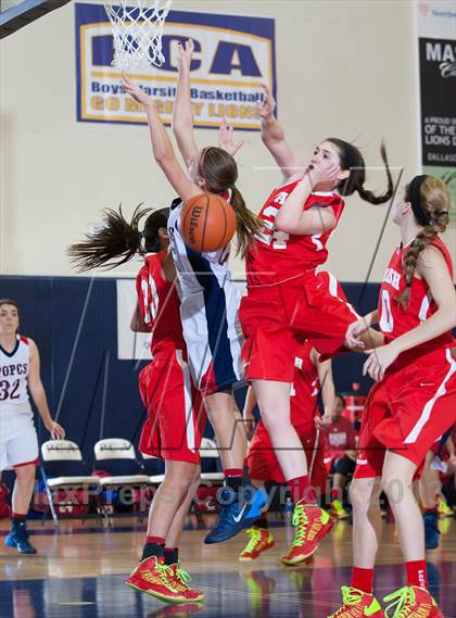 Thumbnail 2 in Parish Episcopal vs Prince of Peace (Lady Lion Invitational Tournament) photogallery.