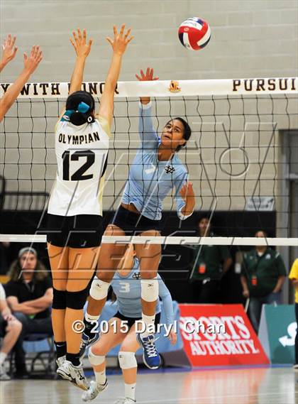 Thumbnail 3 in Valley Christian vs. Olympian (CIF State D3 Final) photogallery.