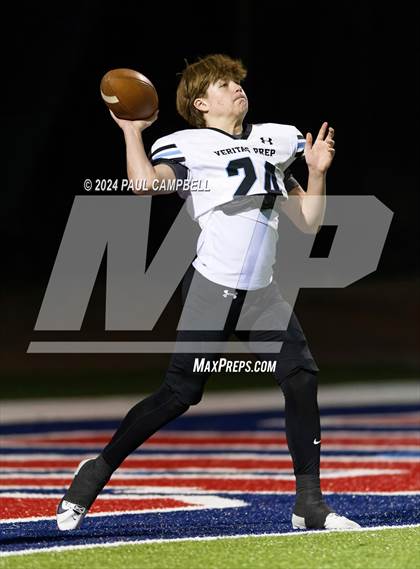 Thumbnail 1 in Veritas Prep @ Scottsdale Christian Academy (AIA 2A Quarterfinal) photogallery.