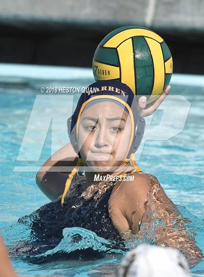 Thumbnail 2 in Long Beach Poly vs. Warren (Lady Brahmas Winter Classic) photogallery.