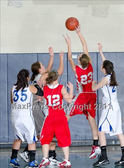 Thumbnail 2 in Rancho Bernardo vs Mundelein (So Cal Holiday Prep Classic) photogallery.