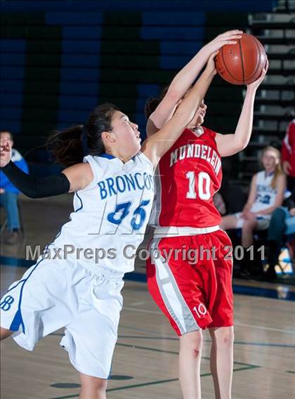 Thumbnail 2 in Rancho Bernardo vs Mundelein (So Cal Holiday Prep Classic) photogallery.