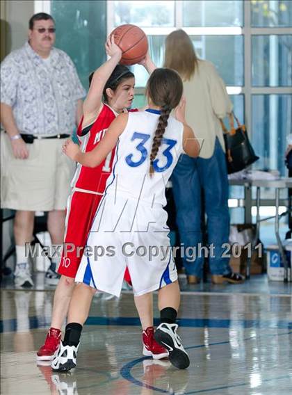 Thumbnail 2 in Rancho Bernardo vs Mundelein (So Cal Holiday Prep Classic) photogallery.