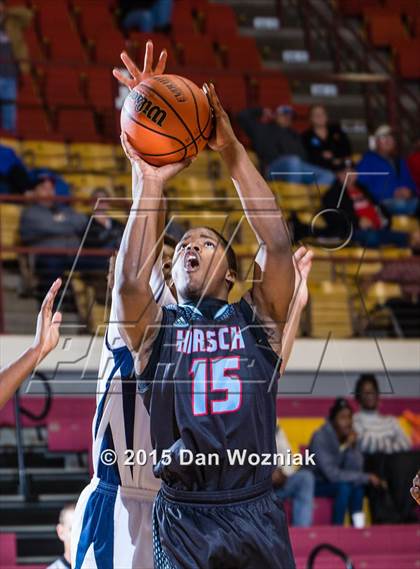 Thumbnail 3 in Hirschi vs. Hampton Prep (Fantasy of Lights) photogallery.