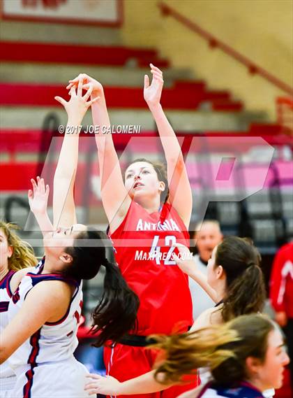 Thumbnail 2 in Antonian Prep vs Veterans Memorial (Mira's Texas Riviera Tournament) photogallery.