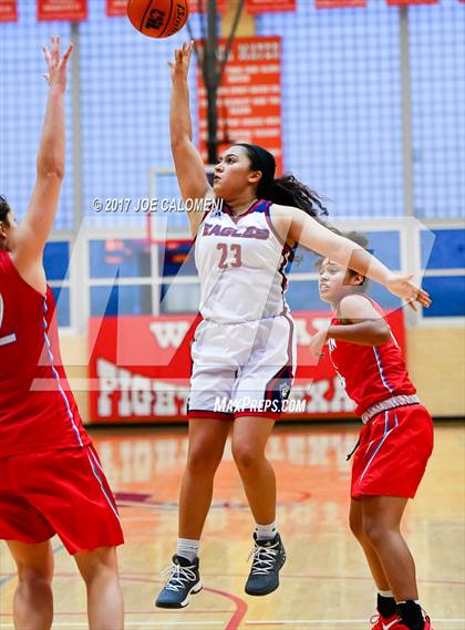 Thumbnail 2 in Antonian Prep vs Veterans Memorial (Mira's Texas Riviera Tournament) photogallery.