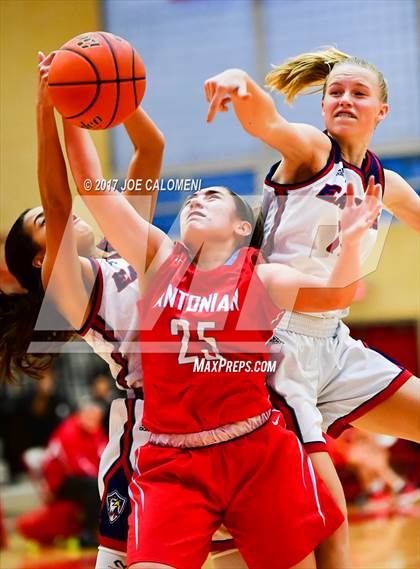 Thumbnail 2 in Antonian Prep vs Veterans Memorial (Mira's Texas Riviera Tournament) photogallery.