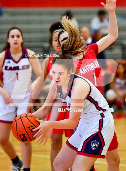 Thumbnail 1 in Antonian Prep vs Veterans Memorial (Mira's Texas Riviera Tournament) photogallery.