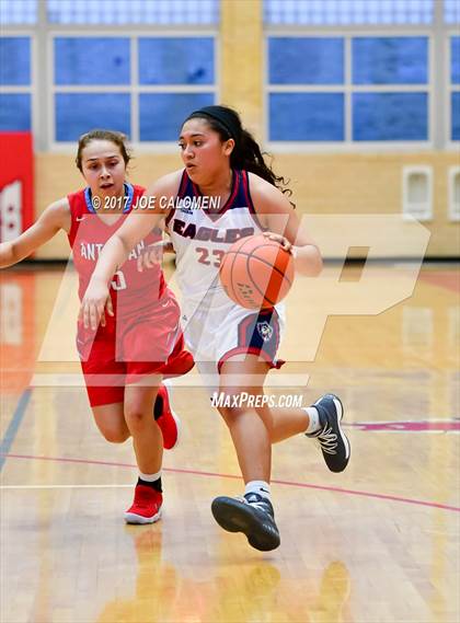 Thumbnail 3 in Antonian Prep vs Veterans Memorial (Mira's Texas Riviera Tournament) photogallery.