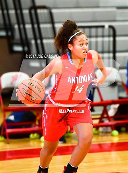 Thumbnail 2 in Antonian Prep vs Veterans Memorial (Mira's Texas Riviera Tournament) photogallery.