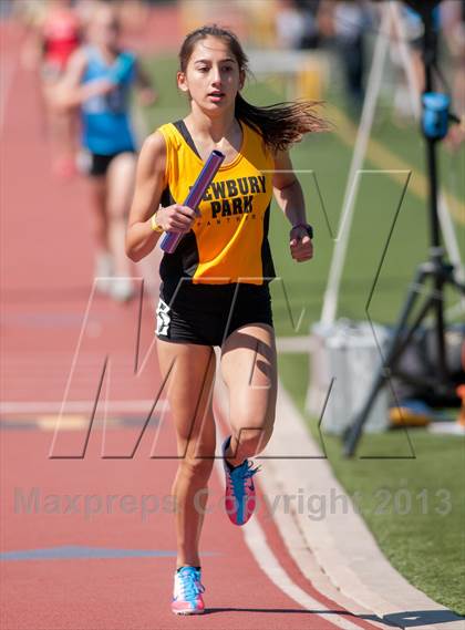 Thumbnail 2 in 2013 Ventura Invitational Girls Varsity 4X800M Relay photogallery.