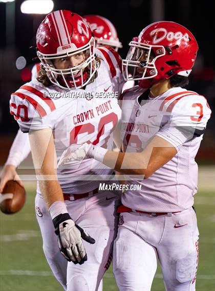Thumbnail 2 in Crown Point @ Penn (IHSAA 6A Regional Final) photogallery.