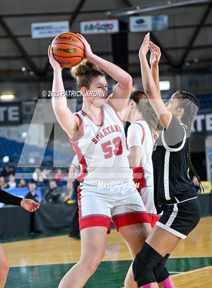 Thumbnail 1 in Lynnwood vs. Stanwood (WIAA State Round of 12) photogallery.