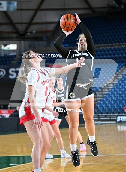 Thumbnail 2 in Lynnwood vs. Stanwood (WIAA State Round of 12) photogallery.