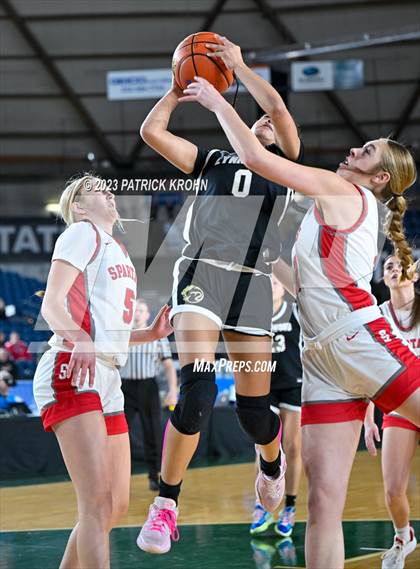 Thumbnail 1 in Lynnwood vs. Stanwood (WIAA State Round of 12) photogallery.