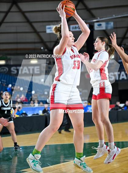 Thumbnail 3 in Lynnwood vs. Stanwood (WIAA State Round of 12) photogallery.