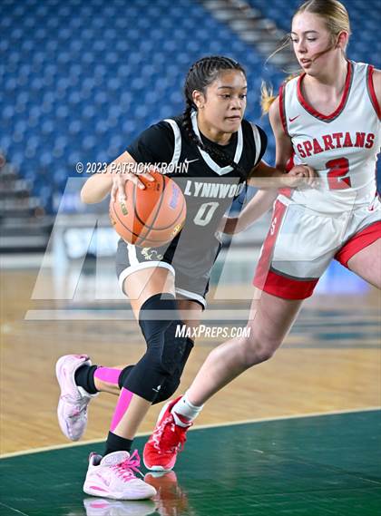 Thumbnail 3 in Lynnwood vs. Stanwood (WIAA State Round of 12) photogallery.