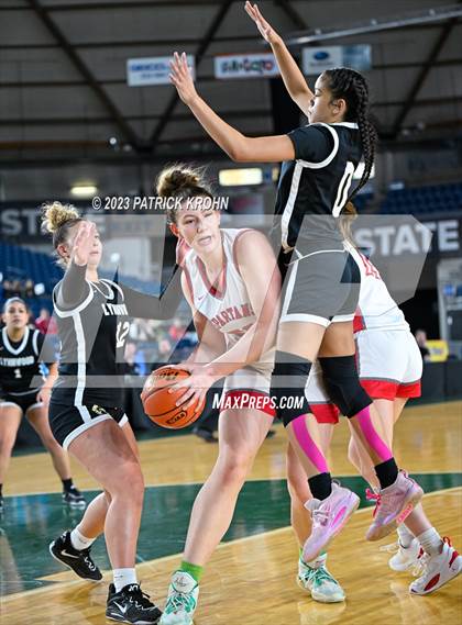 Thumbnail 2 in Lynnwood vs. Stanwood (WIAA State Round of 12) photogallery.