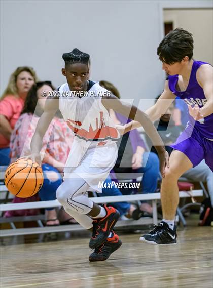 Thumbnail 2 in Liberty Christian vs. Village Christian Academy (Isaac Levy Veterans Day Tournament) photogallery.