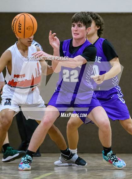 Thumbnail 1 in Liberty Christian vs. Village Christian Academy (Isaac Levy Veterans Day Tournament) photogallery.