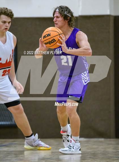 Thumbnail 2 in Liberty Christian vs. Village Christian Academy (Isaac Levy Veterans Day Tournament) photogallery.