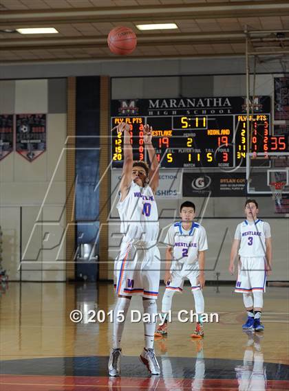 Thumbnail 3 in Highland vs. Westlake (Rose City Roundball Classic) photogallery.