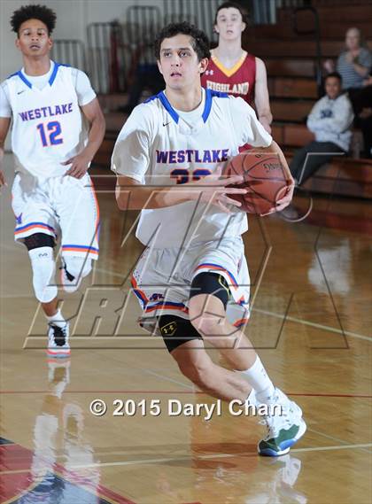 Thumbnail 1 in Highland vs. Westlake (Rose City Roundball Classic) photogallery.