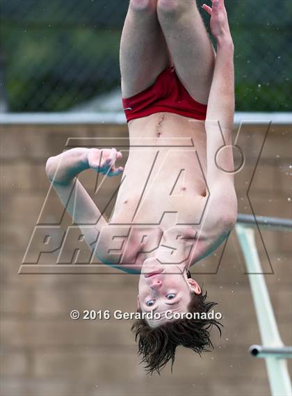 Thumbnail 3 in CIF SJS Boys Diving Finals photogallery.