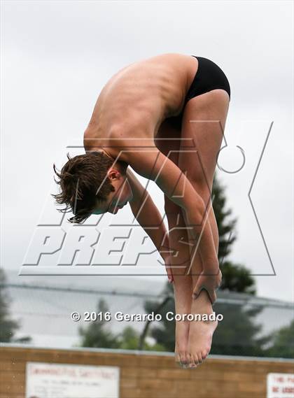 Thumbnail 3 in CIF SJS Boys Diving Finals photogallery.