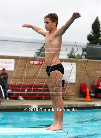 Thumbnail 2 in CIF SJS Boys Diving Finals photogallery.