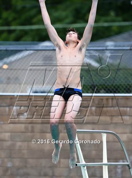 Thumbnail 1 in CIF SJS Boys Diving Finals photogallery.